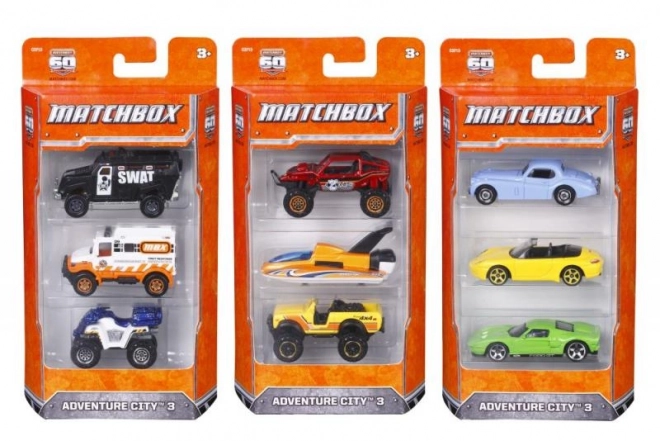 Matchbox Angličáky 3ks