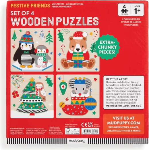 4 vianočné motívy v jednom balení