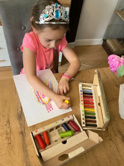 Ekologické voskové pastelky Junior 6 ks