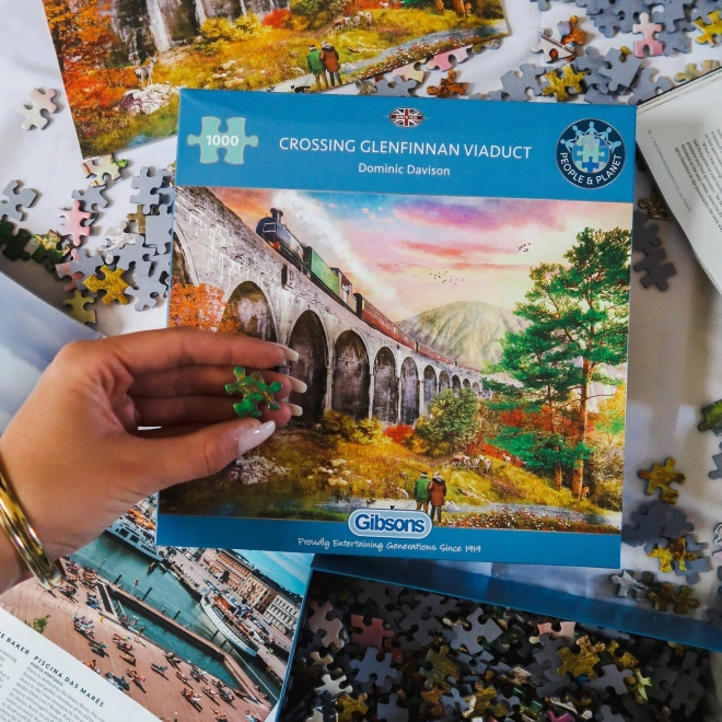 Puzzle Viadukt Glenfinnan 1000 dielikov