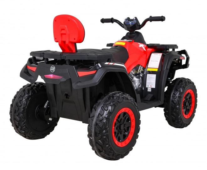 Štvorkolka XT-Speed pre deti Červená + 4x4 + EVA + pomalý štart + rádio MP3 + LED dióda