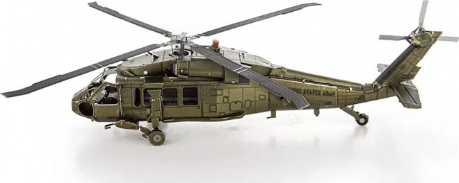 Kovové 3D puzzle Vrtuľník Black Hawk