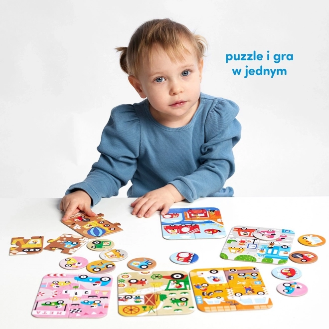 Puzzle Autá Malé a Veľké