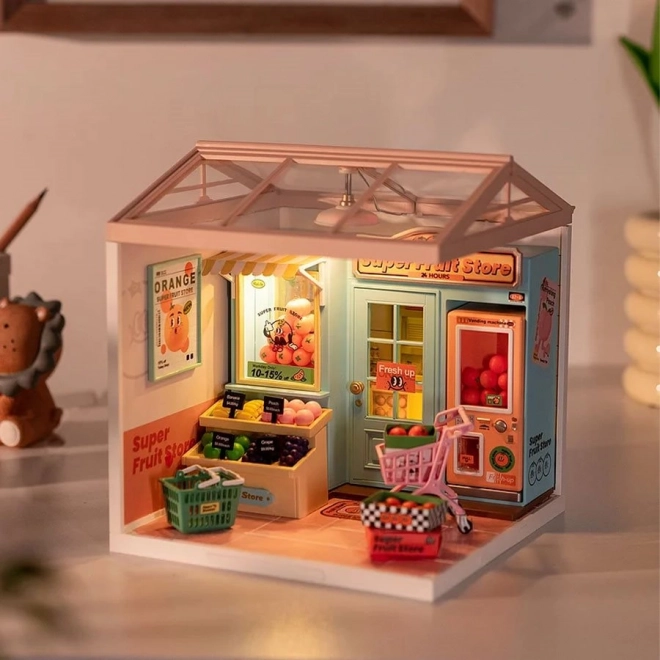 Rolife DIY Domček: Ovocný obchod s LED osvetlením