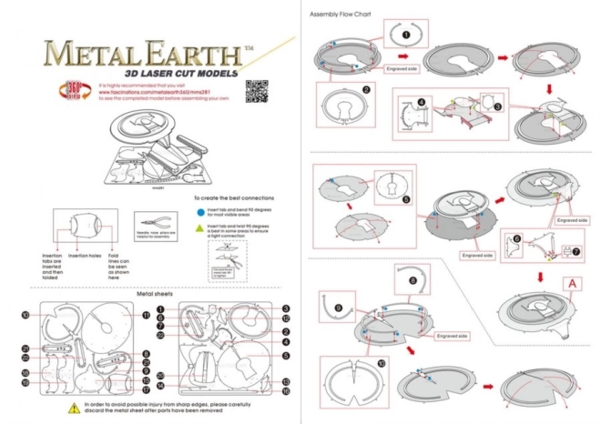 Metal Earth 3D puzzle Star Trek: U.S.S. Enterprise