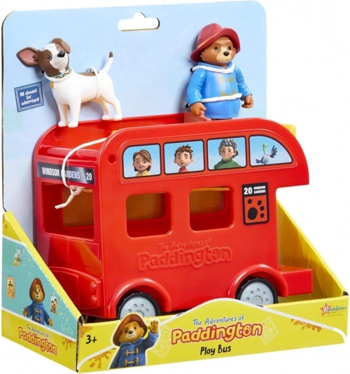 Herná sada Paddington s červeným autobusom