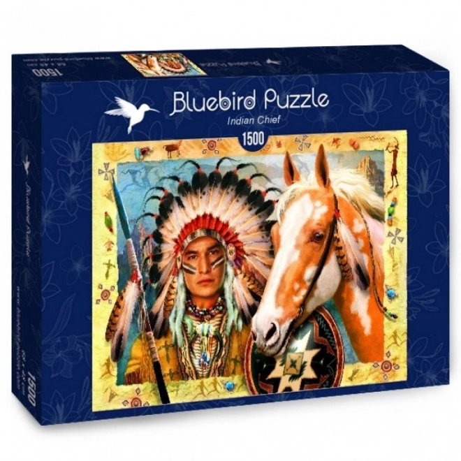 Puzzle Indiánsky náčelník 1500 dielikov