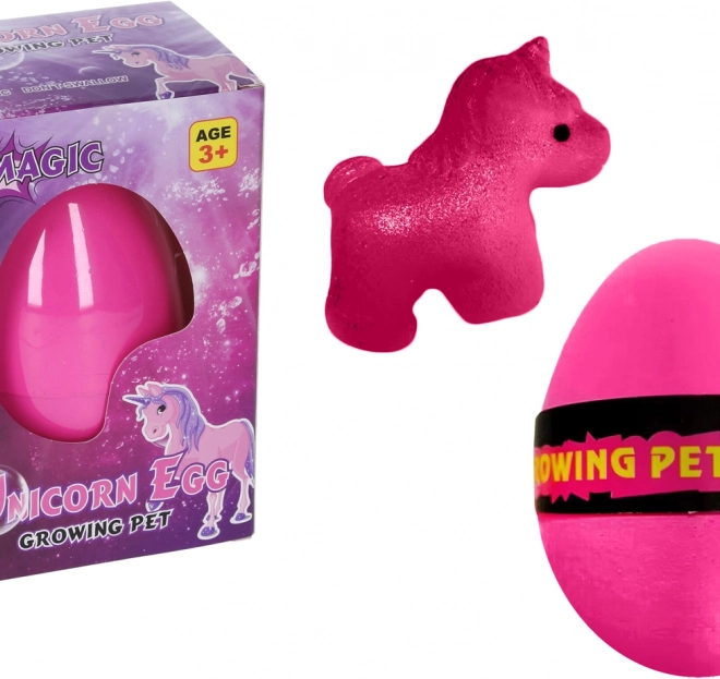 Rastúce vajíčko jednorožec 12 cm