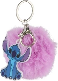 Prívesok na kľúče Stitch s bambuľou