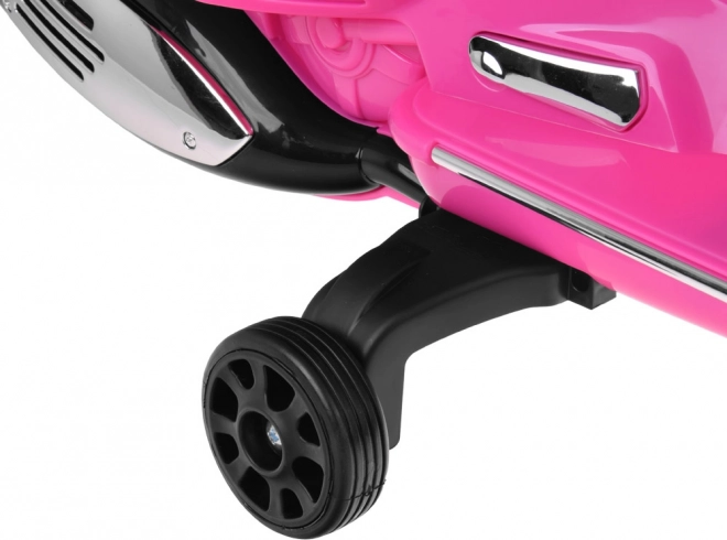 Elektrický skúter Vespa GTS Super pre deti – Ružová