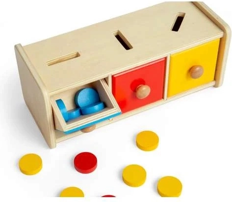 Bigjigs Toys triediaca krabička podľa farieb