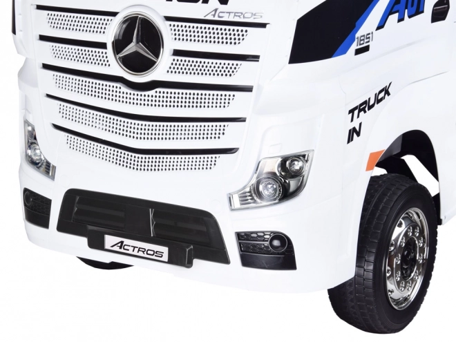 Elektrické auto TIR Mercedes Benz Actros – Biela