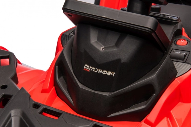 Elektrická detská štvorkolka Can-Am Outlander červená
