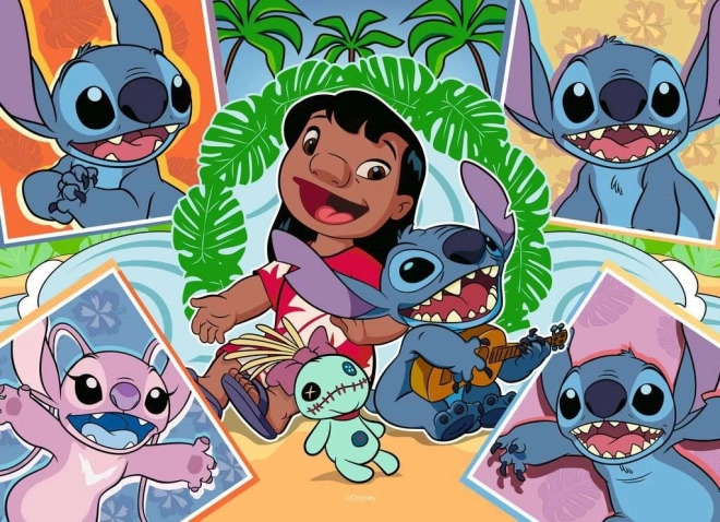 Puzzle Lilo a Stitch 4x100 dielikov