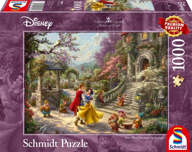 Puzzle Snehulienka tancujúca v slnečných lúčoch 1000 dielikov