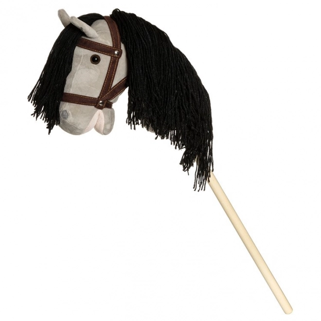 Hobby Horse sivý s opratami 80cm