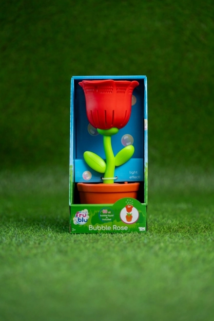 Súprava na bubliny Fru Blu ruža + náplň 2x40ml