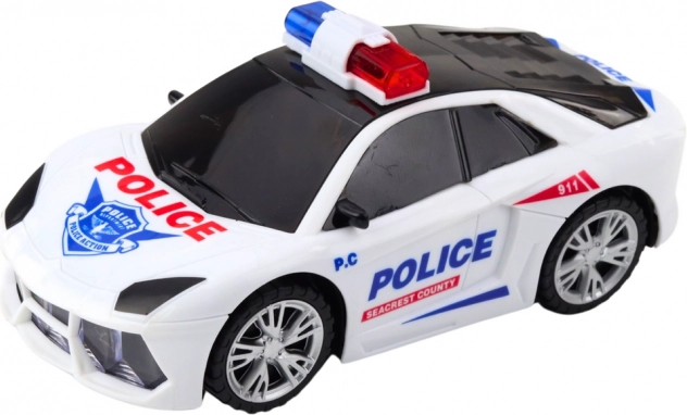 Interaktívne policajné auto so svetlami a zvukmi