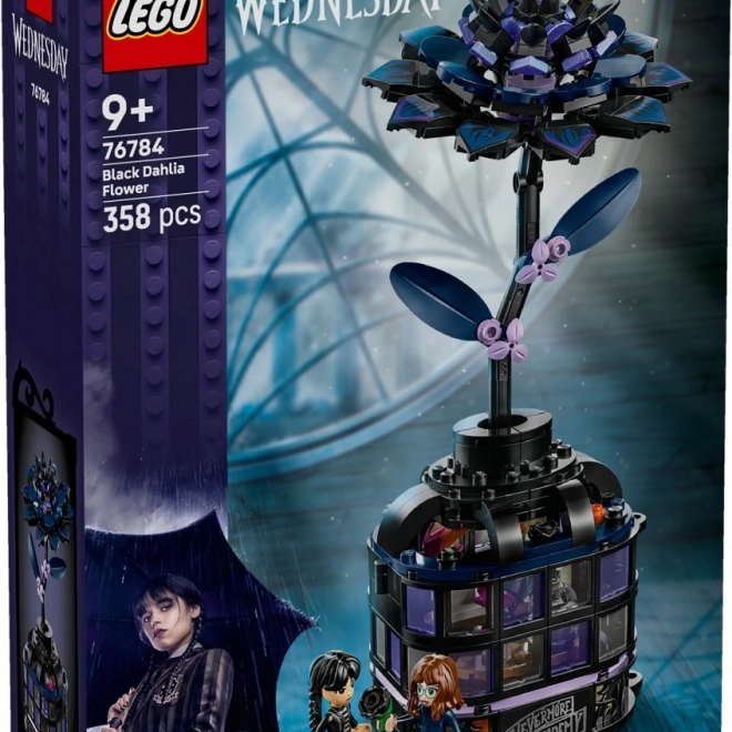 LEGO Kvety Čierne Dahlie Wednesday