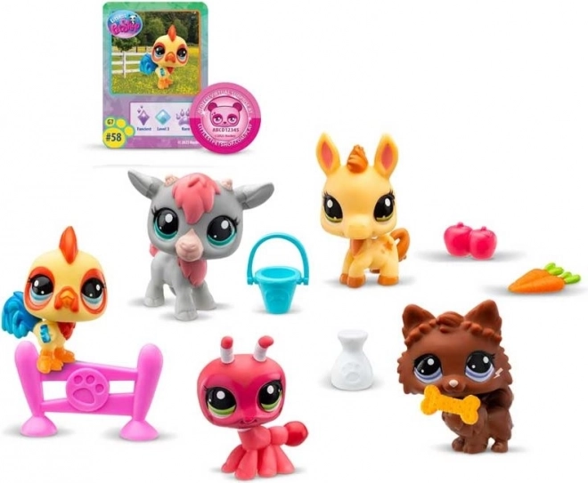 Hasbro Littlest Pet Shop sada zvieratiek 5ks