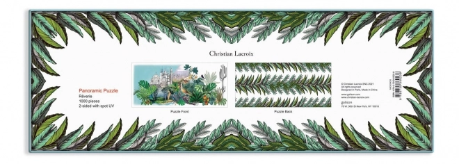 Obojstranné panoramatické puzzle Christian Lacroix: Premýšľanie 1000 dielikov