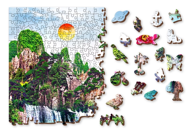 Obojstranné puzzle 2v1