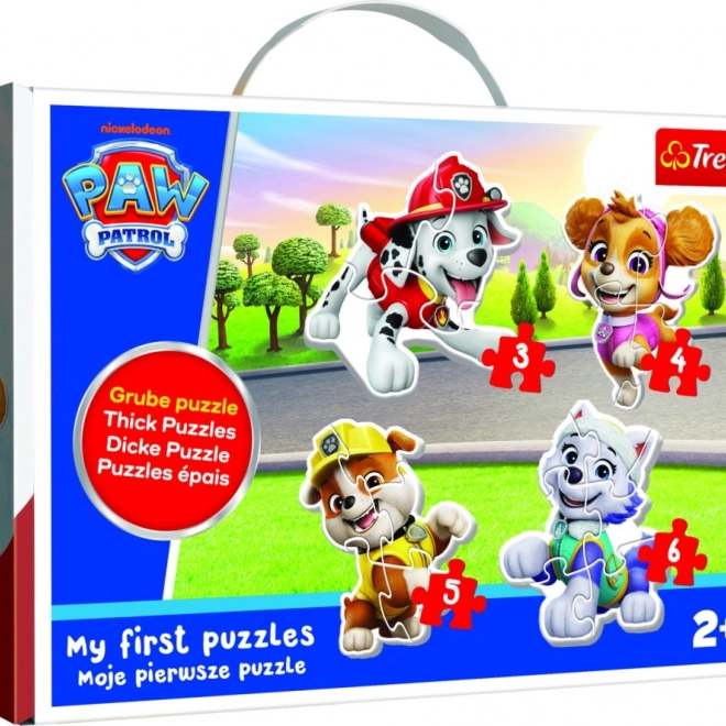 Detské puzzle pre najmenších – roztomilí psi (TLAPKOVÁ HLIADKA)