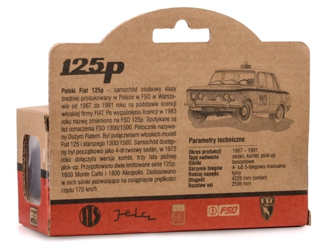 Historický model auta Fiat 125P MO