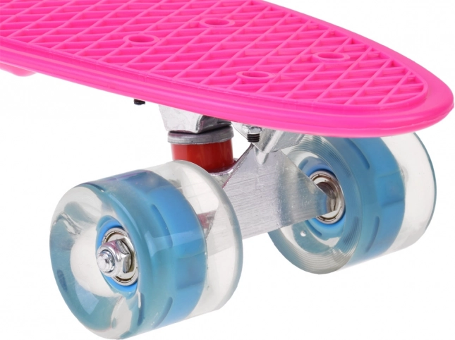 Fiszka skateboard s LED kolieskami