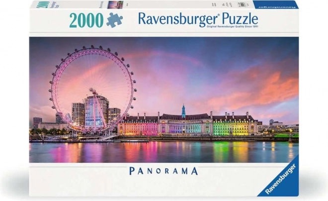 Panoramatické puzzle Farebný Londýn 2000 dielikov