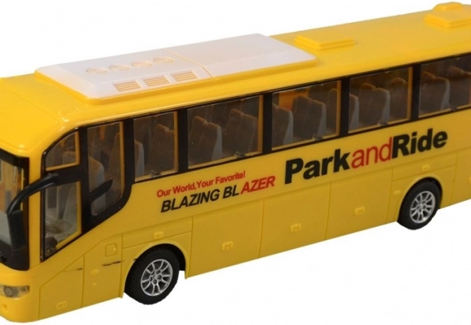 Autobus na diaľkové ovládanie so svetlami