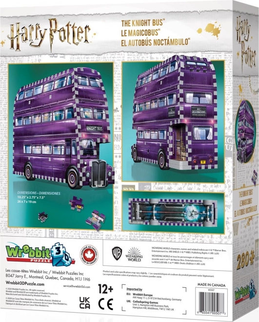 Wrebbit 3D puzzle Harry Potter Záchranný autobus