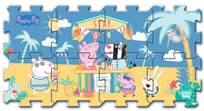 Penové puzzle Peppa Pig 8 dielov