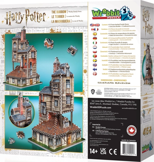 WREBBIT 3D Puzzle Harry Potter: Nory