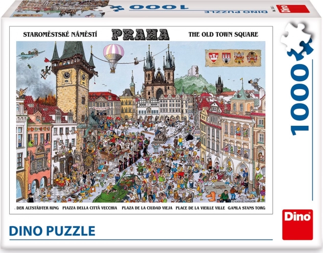 Puzzle Staroměstské námestie 1000 Dielikov