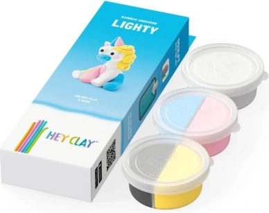 Modelovacia hmota Hey Clay Jednorožci 3 balenie, Lighty