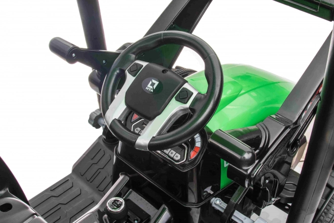 MEGA Traktor D68 s prívesom zelený