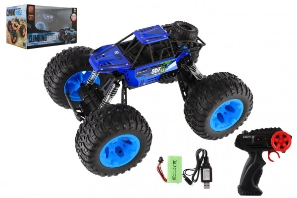 Auto RC Offroad 2,4GHz plastové modré 32 cm