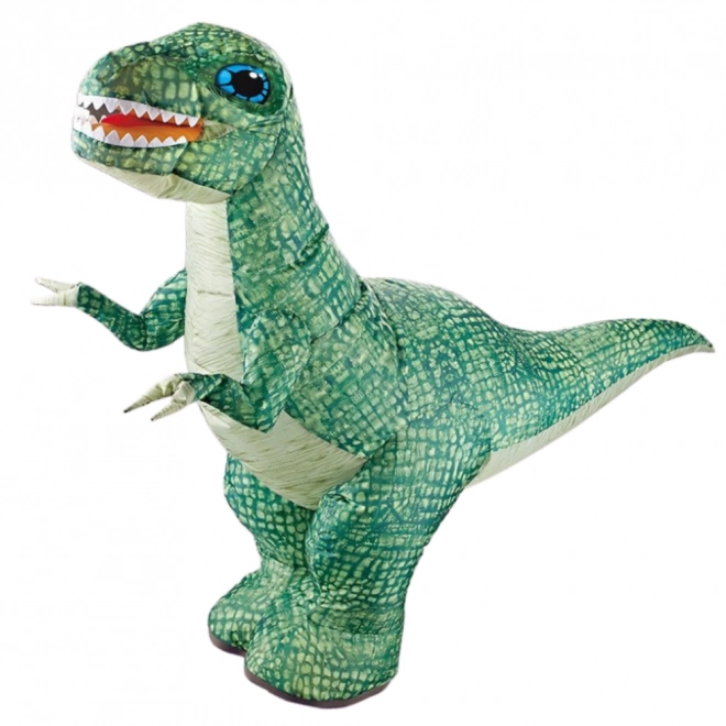 Zelený diaľkovo ovládaný nafukovací dinosaurus