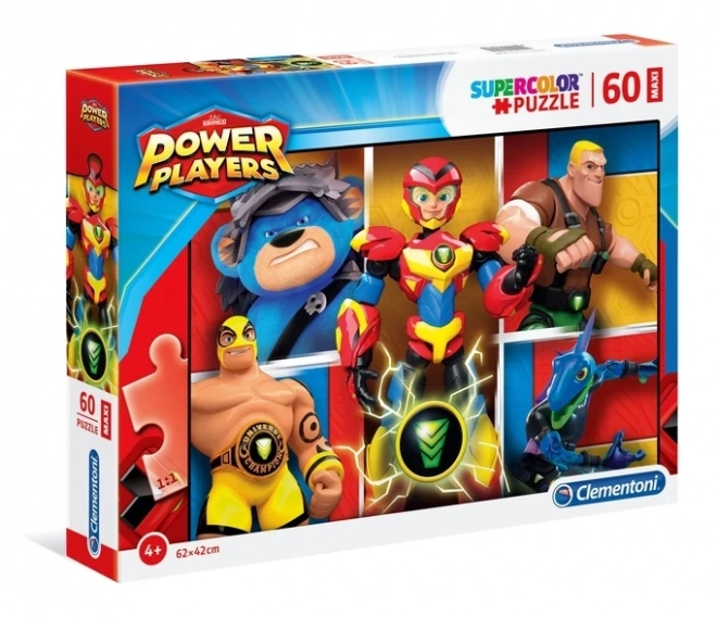 Clementoni Puzzle Power Players Maxi 60