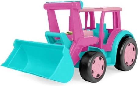 Gigant traktor nakladač ružový 60 cm