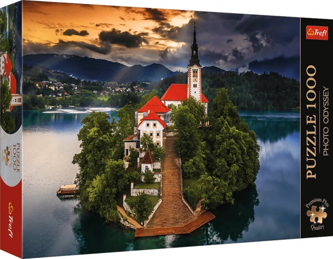 Puzzle 1000 dielikov Premium Plus Jazero Bled Slovinsko