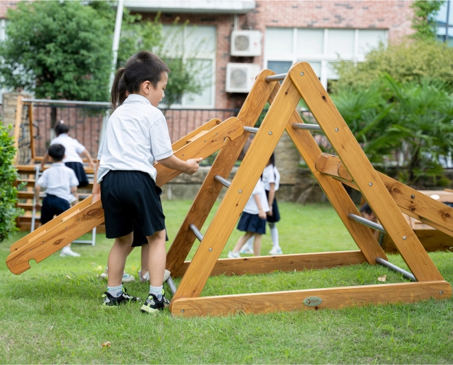 Drevené ihrisko XL Sada Montessori lezecký rebrík