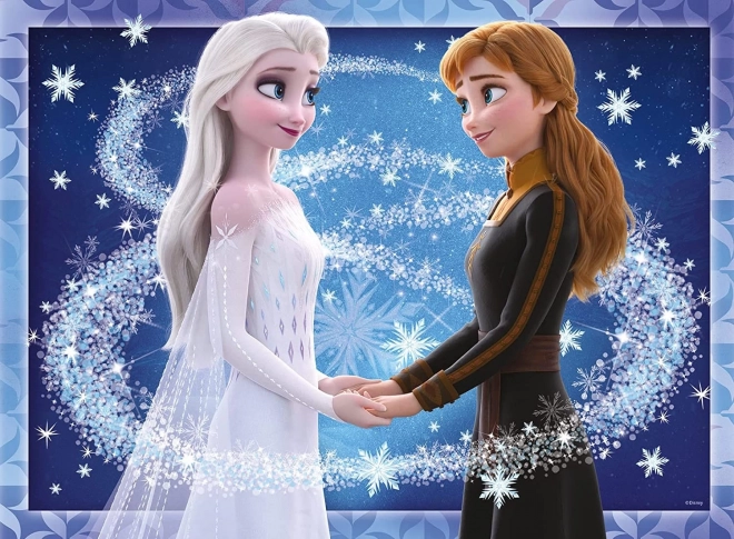 Svietiace puzzle Frozen: Sestry Anna a Elsa 500 dielikov