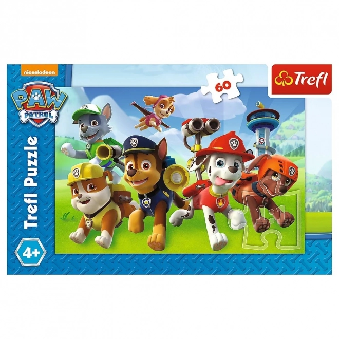 Puzzle Paw Patrol: Pripravení k akcii 60 dielikov