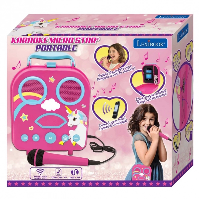 Prenosné karaoke Jednorožec