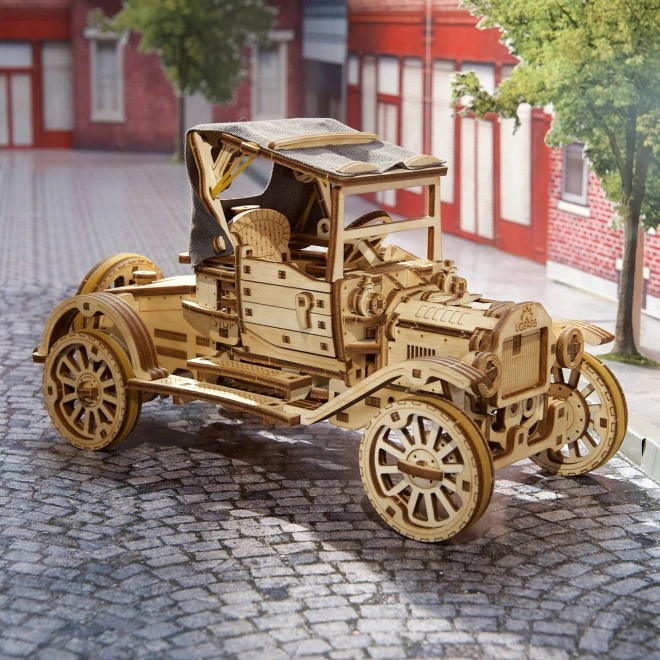 Ugears 3D Drevené Mechanické Puzzle Historický Automobil