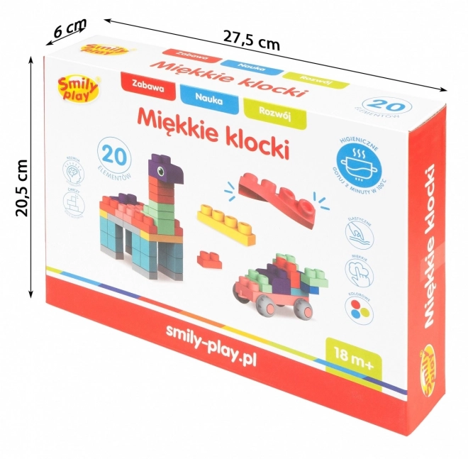 Mäkké kocky 20 kusov