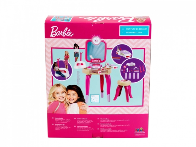 Toaletný stolík Barbie s lampou na hybridné nechty