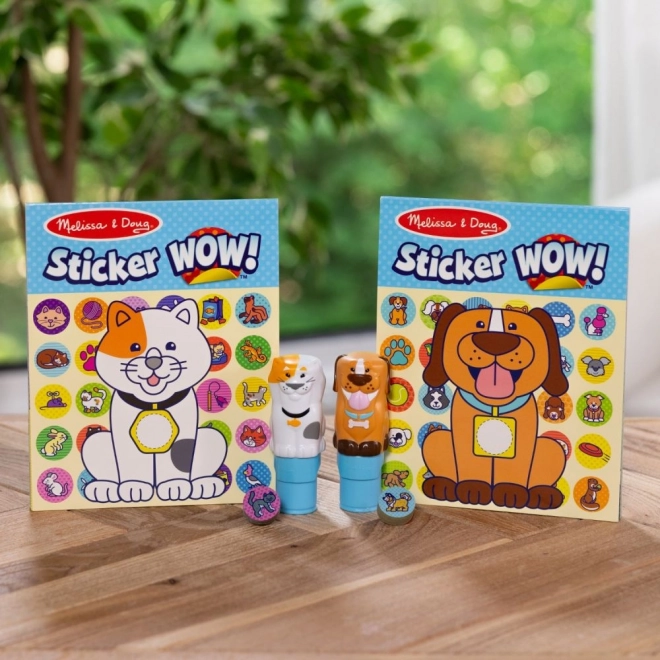Sticker WOW! dvojbalenie so samolepkami - Pes a Mačka (900 samolepiek)